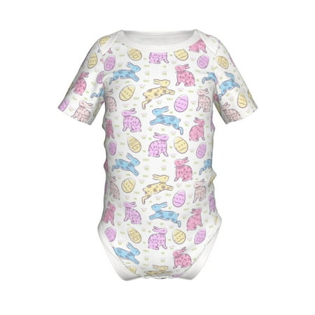 Coaee Easter Colorful Rabbit for Soft Baby Short-Sleeve Bodysuit Baby Climbing Clothes Baby Girls Boys Bodysuit Romper-18 Months
Coaee Easter Colorful Rabbit for Soft Baby Short-Sleeve Bodysuit Baby Climbing Clothes Baby Girls Boys Bodysuit Romper-18 Months