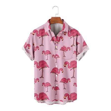 MLFU Big & Tall Men Button Up Shirts Short Sleeve Slim-Fit Flamingo Print Shirt & Top Cheap Clothes Plus Size Men
MLFU Big & Tall Men Button Up Shirts Short Sleeve Slim-Fit Flamingo Print Shirt & Top Cheap Clothes Plus Size Men