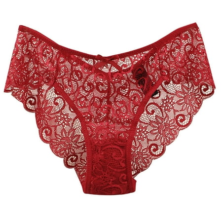 YXGla Underwear See-through Design Mid Waist Soft Lace Stretch Bikini Underwear for Wedding Night
YXGla Underwear See-through Design Mid Waist Soft Lace Stretch Bikini Underwear for Wedding Night