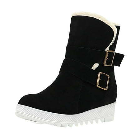 PMUYBHF Ladies Solid Color Thickened Warm Snow Boots Comfortable Buckle Flat Slope Heel Thick Sole Large Cotton Boots 46.98
PMUYBHF Ladies Solid Color Thickened Warm Snow Boots Comfortable Buckle Flat Slope Heel Thick Sole Large Cotton Boots 46.98