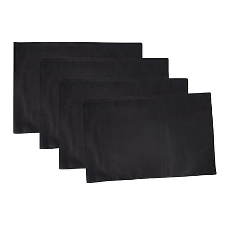 Fennco Styles Everyday Design Solid Color Placemats 14 W x 20 Set of 4 - Black Table Mats for Home Décor Banquets Family Gathering and Special Events
Fennco Styles Everyday Design Solid Color Placemats 14 W x 20 Set of 4 - Black Table Mats for Home Décor Banquets Family Gathering and Special Events