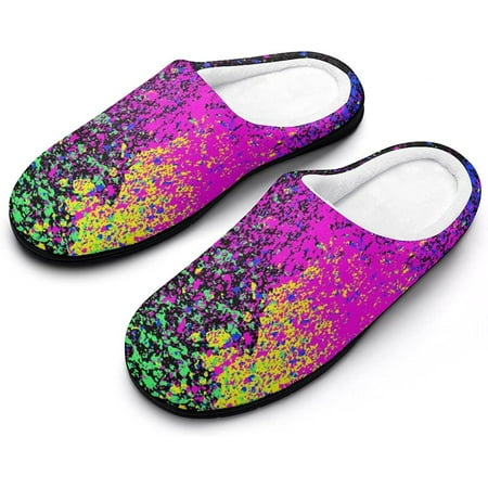 Colorful Acrylic Paint Splatter Blob Men s House Slippers Nonslip Soft Cotton Shoes Slip On Slippers for Indoor Outdoor
Colorful Acrylic Paint Splatter Blob Men s House Slippers Nonslip Soft Cotton Shoes Slip On Slippers for Indoor Outdoor