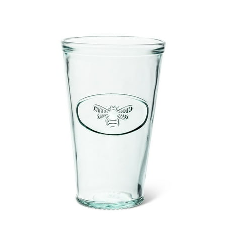 Set of 12 Tall Tumbler with Bee in Crest