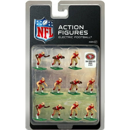 San Francisco 49ers Dark Uniform NFL Action Figure Set
