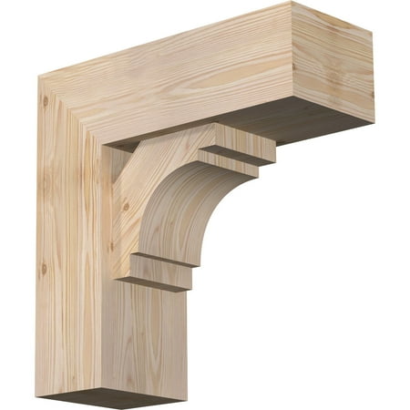 Ekena Millwork 7 1/2 W x 20 D x 20 H Merced Block Smooth Bracket w/ Offset Brace Douglas Fir
Ekena Millwork 7 1/2 W x 20 D x 20 H Merced Block Smooth Bracket w/ Offset Brace Douglas Fir