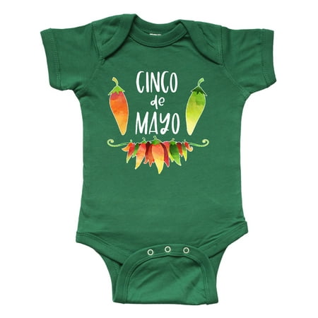 Inktastic Cinco De Mayo Peppers Gift Baby Boy or Baby Girl Bodysuit 
Inktastic Cinco De Mayo Peppers Gift Baby Boy or Baby Girl Bodysuit
