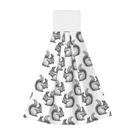 Easygdp Black Squirrel Kitchen Hand Towels Hanging Tie Towels Fast Drying Dish Cloth with Loop for Bathroom Restroom Home Decor
Easygdp Black Squirrel Kitchen Hand Towels Hanging Tie Towels Fast Drying Dish Cloth with Loop for Bathroom Restroom Home Decor