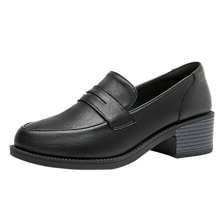 Simple Womens Shoes Leisure Women Artificial Leather Solid Color Autumn Thick Sole Square Heels Slip On Short Booties Round Toe Shoes
Simple Womens Shoes Leisure Women Artificial Leather Solid Color Autumn Thick Sole Square Heels Slip On Short Booties Round Toe Shoes