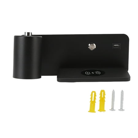 2024 LED Wall Light USB Interface Wireless Charging LED Wall Lamp for Living Room Bedroom 85265V Black Left 
2024 LED Wall Light USB Interface Wireless Charging LED Wall Lamp for Living Room Bedroom 85265V Black Left