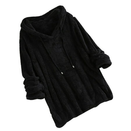 Plus Size Autumn Winter Women Long Sleeve Hooded Plush Fluffy Hoodies Fleece Pullover Pajama Loose Hoodie Top XL Black
Plus Size Autumn Winter Women Long Sleeve Hooded Plush Fluffy Hoodies Fleece Pullover Pajama Loose Hoodie Top XL Black