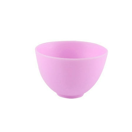 

8X5CM Home Use Odorless Anti-drop Silicone Bowl Facial Mask Mixing Bowl Prep Measuring Bowl (S Purple)