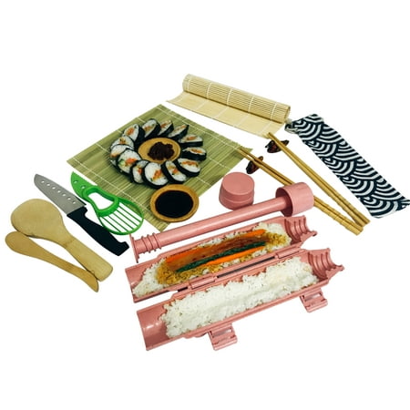 Elec Space 15 Pcs Sushi Making Kit Sushi Bazooka Maker Bamboo Mats/Chopsticks ect.
Elec Space 15 Pcs Sushi Making Kit Sushi Bazooka Maker Bamboo Mats/Chopsticks ect.