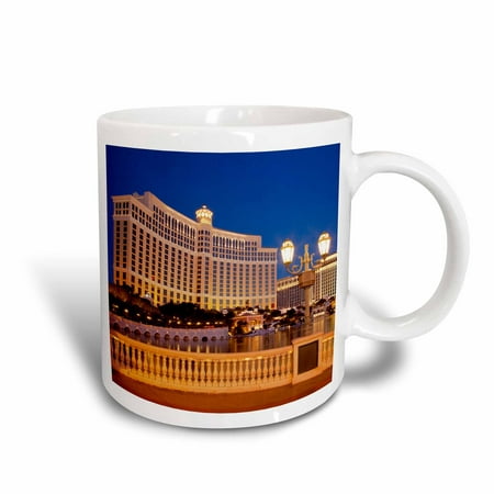 3dRose Bellagio Hotel and Casino, Las Vegas, Nevada, USA - US29 BJN0005 - Brian Jannsen, Ceramic Mug, 15-ounce