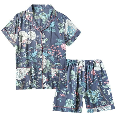kcdigr Summer Pajamas for Women 2 Piece Fashion Cartoon Dandelion Print Pj Set of Loungewear Short Sleeve Button Front Top with Pockets Short Set
kcdigr Summer Pajamas for Women 2 Piece Fashion Cartoon Dandelion Print Pj Set of Loungewear Short Sleeve Button Front Top with Pockets Short Set