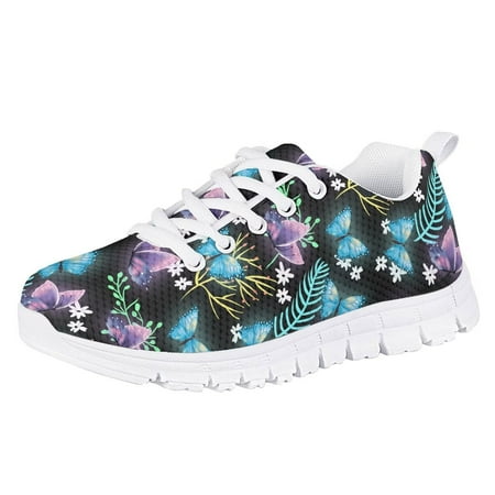 Pzuqiu Girls Boys Walking Shoes Floral Butterfly Pattern Breathable Air Mesh Shoes Casual Fashion Kids Sneakers Lace-up Size 5 
Pzuqiu Girls Boys Walking Shoes Floral Butterfly Pattern Breathable Air Mesh Shoes Casual Fashion Kids Sneakers Lace-up Size 5