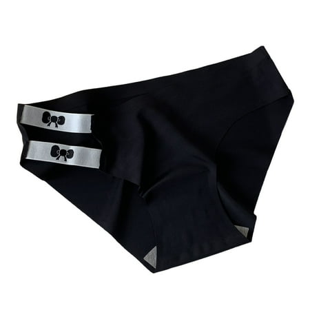 NKOOGH Seamless Ice Silk Women Underpants pantiies Bow Print Bottom Lingerie Traceless Panties Comfortable Briefs Black M
NKOOGH Seamless Ice Silk Women Underpants pantiies Bow Print Bottom Lingerie Traceless Panties Comfortable Briefs Black M