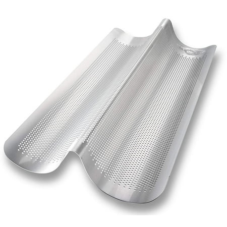 USA Pan Perforated Italian Bread Pan - 2 Loaf