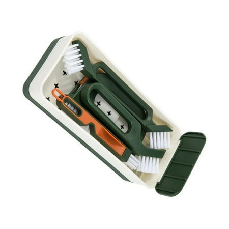 Gap Cleaning Brush 4 PCS Ergonomic Handle Scrubbing Brush with Draining Case for Shutter Door Window Track Green
Gap Cleaning Brush 4 PCS Ergonomic Handle Scrubbing Brush with Draining Case for Shutter Door Window Track Green