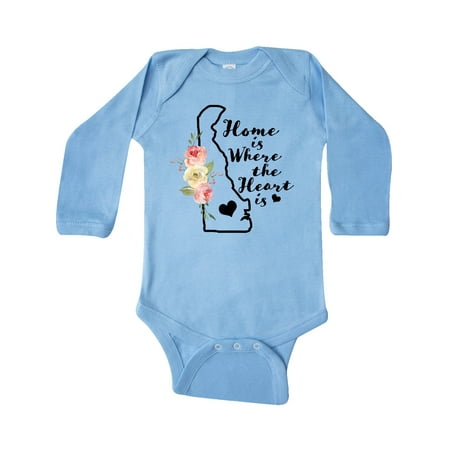 Inktastic Delaware Home is Where the Heart is with Watercolor Floral Gift Baby Boy or Baby Girl Long Sleeve Bodysuit
Inktastic Delaware Home is Where the Heart is with Watercolor Floral Gift Baby Boy or Baby Girl Long Sleeve Bodysuit