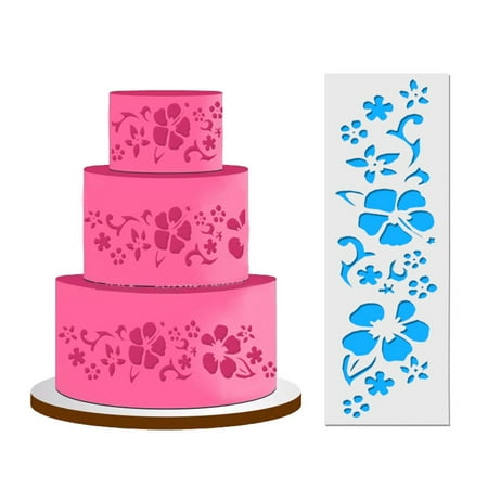 

DIY Pastry Making Cake Decorating Tools Side Lace Flower Stencils Fondant Sugarc