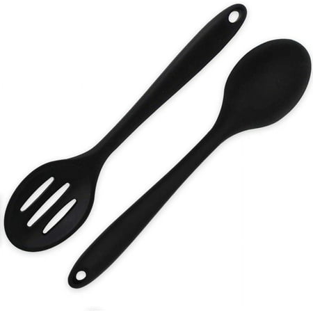 2 Pieces Silicone Nonstick Mixing Spoons BPA Free and Food Grade Serving Cooking Spoon High Heat Resistant to 480F Hygienic Design Slotted and Solid Spoons for Mixing and Serving
2 Pieces Silicone Nonstick Mixing Spoons BPA Free and Food Grade Serving Cooking Spoon High Heat Resistant to 480F Hygienic Design Slotted and Solid Spoons for Mixing and Serving