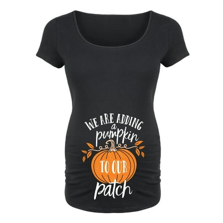 Bloom Maternity - Adding To Our Patch - Maternity Scoop Neck T-Shirt