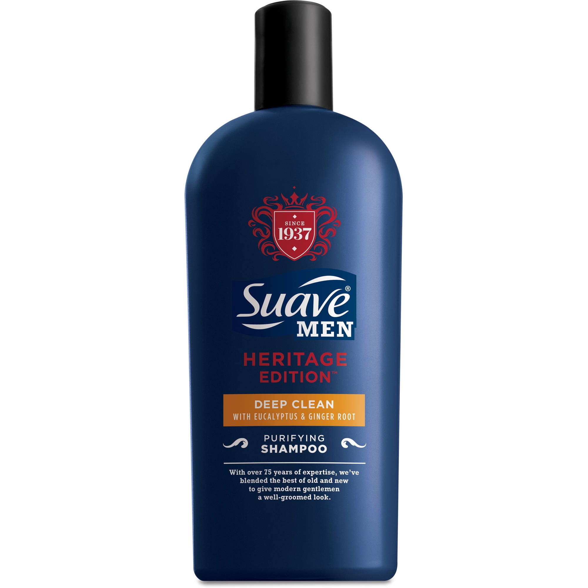 Suave Professionals For Men Shampoo, Deep Clean Peppermint, 12.6 Fl