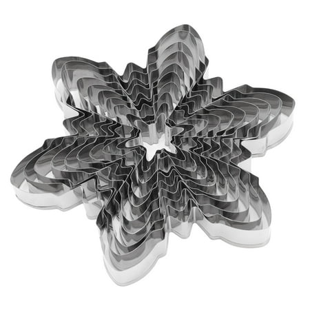 Snowflake Biscuits Cutters Christmas Snowflake Biscuits Molds 10 PCS Corrosion Proof For Kitchen
Snowflake Biscuits Cutters Christmas Snowflake Biscuits Molds 10 PCS Corrosion Proof For Kitchen