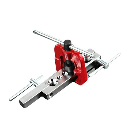 Eecentric Flaring Tool Degree - Use on Copper Aluminum Brake Line and Brass - 6 Dies Sizes 3/16-5/8 inch
Eecentric Flaring Tool Degree - Use on Copper Aluminum Brake Line and Brass - 6 Dies Sizes 3/16-5/8 inch