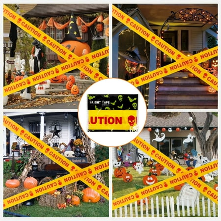 DIDADIDAPENG Halloween Fear Barrier Belt Protection Belt Decoration Halloween Scene Setting Props 6mx7.5cm
DIDADIDAPENG Halloween Fear Barrier Belt Protection Belt Decoration Halloween Scene Setting Props 6mx7.5cm