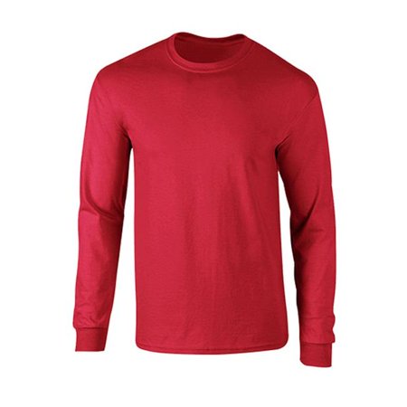 Anvil - Anvil Irregular Long-Sleeve Heavyweight T-Shirt, Red - 3XL - Case of 12