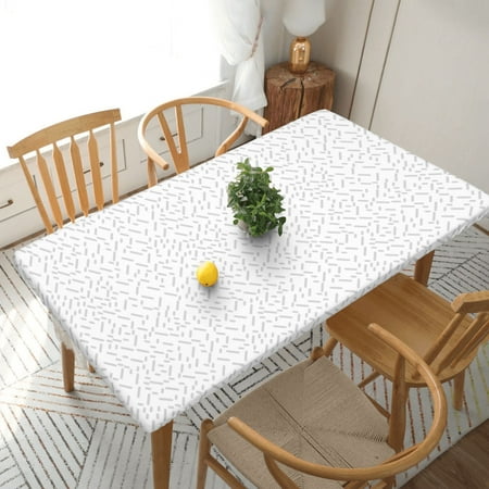 Home Deluxe Tablecloth Line Pattern Waterproof Elastic Rim Edged Table Cover- For Christmas Parties And Picnics 5ft
Home Deluxe Tablecloth Line Pattern Waterproof Elastic Rim Edged Table Cover- For Christmas Parties And Picnics 5ft