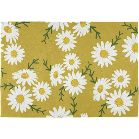 Hidove Placemats Set of 4 Daisy Flower Heat-Resistant Non-Slip Double Sided Washable Kitchen Dining Table Mats for Kitchen Table Decoration 12 x 18 Inch
Hidove Placemats Set of 4 Daisy Flower Heat-Resistant Non-Slip Double Sided Washable Kitchen Dining Table Mats for Kitchen Table Decoration 12 x 18 Inch