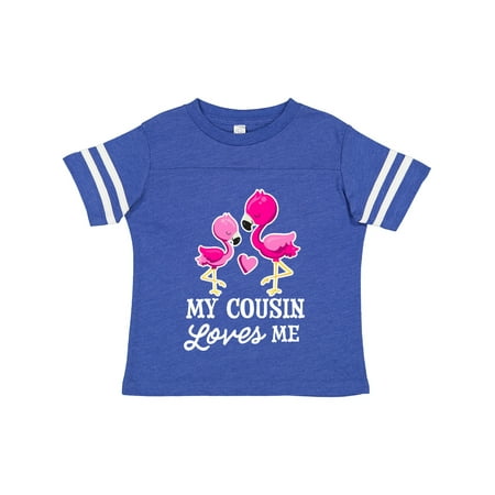 Inktastic My Cousin Loves Me with Two Flamingos Gift Toddler Boy or Toddler Girl T-Shirt
Inktastic My Cousin Loves Me with Two Flamingos Gift Toddler Boy or Toddler Girl T-Shirt