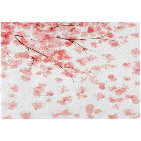 Hyjoy Placemats Set of 1 Cherry Blossom Heat-Resistant Non-Slip Double Sided Washable Kitchen Dining Table Mats for Kitchen Table Decoration 12 x 18 Inch
Hyjoy Placemats Set of 1 Cherry Blossom Heat-Resistant Non-Slip Double Sided Washable Kitchen Dining Table Mats for Kitchen Table Decoration 12 x 18 Inch