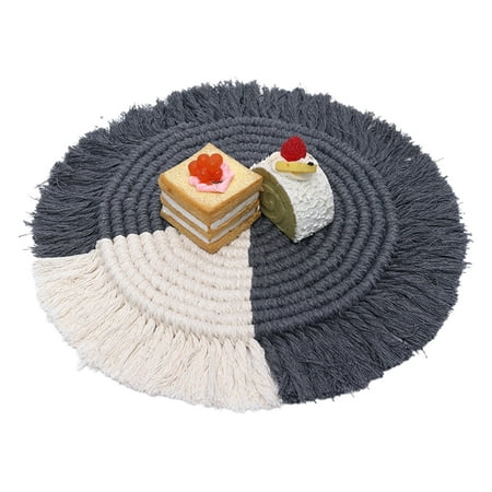Wanwan Cup Mat Eco-friendly Tassel Design Cotton Rope Heat Insulated Cup Coaster for Home
Wanwan Cup Mat Eco-friendly Tassel Design Cotton Rope Heat Insulated Cup Coaster for Home