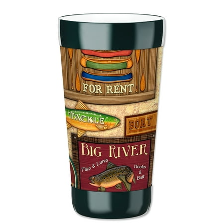 Mugzie 16-Ounce Tumbler Drink Cup with Removable Insulated Wetsuit Cover - Fishing Signs
Mugzie 16-Ounce Tumbler Drink Cup with Removable Insulated Wetsuit Cover - Fishing Signs