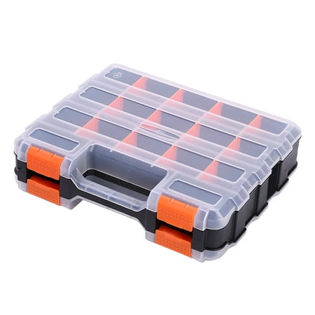 Durable Compartment Double Sided Tool Box Organizer Hardware Storage Case Nuts
Durable Compartment Double Sided Tool Box Organizer Hardware Storage Case Nuts