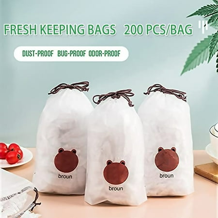 LASHALL KITCHEN Universal Fresh Storage Bags Stretch Plastic Food Covers For Meal (200 Pc)
LASHALL KITCHEN Universal Fresh Storage Bags Stretch Plastic Food Covers For Meal (200 Pc)
