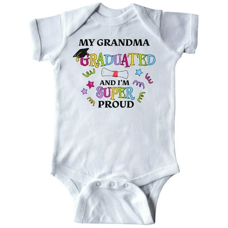 Inktastic My Grandma Graduated and I m Super Proud Gift Baby Boy or Baby Girl Bodysuit
Inktastic My Grandma Graduated and I m Super Proud Gift Baby Boy or Baby Girl Bodysuit