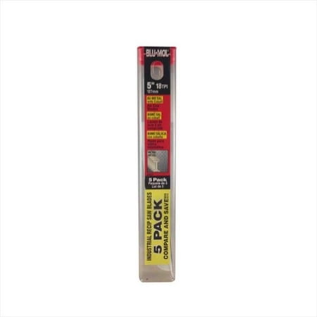 Disston 6986 Blu-Mol 4 In. 32 Tpi Bi-Metal Air Saw Blade- 5 Pack
