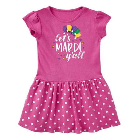 Inktastic Mardi Gras Let s Mardi Y all with Jester Hat Gift Baby Girl Dress
