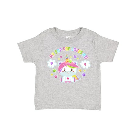 Inktastic My Pop Pop Loves Me with Cute Rainbow Unicorn Gift Toddler Boy or Toddler Girl T-Shirt
Inktastic My Pop Pop Loves Me with Cute Rainbow Unicorn Gift Toddler Boy or Toddler Girl T-Shirt