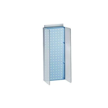 Azar Displays 8 x 20.62 Pegboard Powerwing Display Blue 700359-BLU