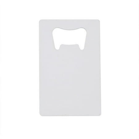 Credit Card Bottle Opener for Your Wallet - Stainless Steel White 
Credit Card Bottle Opener for Your Wallet - Stainless Steel White