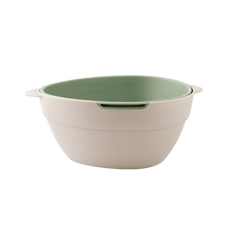 1Pc Multi-purpose Double Layer Drain Basket Fruit Vegetable Washing Basket Food Storage Basket for Kitchen (Light Grey and Dark G
1Pc Multi-purpose Double Layer Drain Basket Fruit Vegetable Washing Basket Food Storage Basket for Kitchen (Light Grey and Dark G