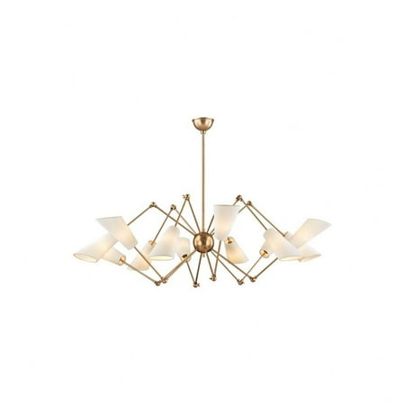 12-Light Chandelier 54 inches Wide By 18.75 inches High Aged Brass Bailey Street Home 116-Bel-2972720
12-Light Chandelier 54 inches Wide By 18.75 inches High Aged Brass Bailey Street Home 116-Bel-2972720