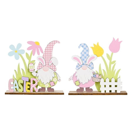 HEMOTON 2PCS Easter Adornments Easter Wooden Printed Decorations Easter Vibe Layout Props
HEMOTON 2PCS Easter Adornments Easter Wooden Printed Decorations Easter Vibe Layout Props