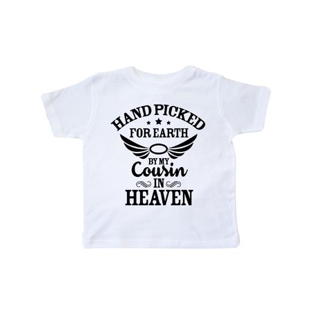 Inktastic Handpicked for Earth By My Cousin in Heaven with Angel Wings Gift Toddler Boy or Toddler Girl T-Shirt
Inktastic Handpicked for Earth By My Cousin in Heaven with Angel Wings Gift Toddler Boy or Toddler Girl T-Shirt