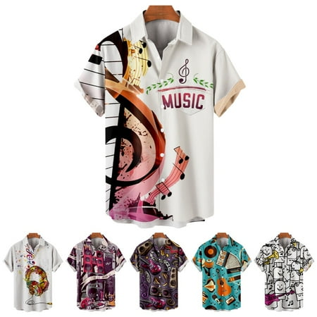 LANLIN Music Festival Toddler Boys Button Up Hawaiian Shirt Stylish Polyester Costume for Men Women
LANLIN Music Festival Toddler Boys Button Up Hawaiian Shirt Stylish Polyester Costume for Men Women